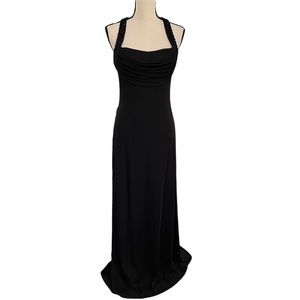 JS Boutique Black Maxi Dress w/ Beaded Detail